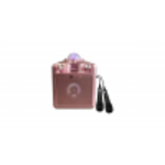 N-GEAR Disco Star 710 Space Pink - Bluetooth Speaker - Karaokeset - Partybox met Sterrenprojector & 2 Microfoons