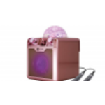 N-GEAR Disco Block 410 - Karaokeset - Bluetooth Speaker - Partybox met 2 Microfoons - Space Pink - Limited Edition