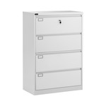 Metalen archiefkast - 132 cm - 4 laden