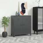 Vinsetto Archiefkast, Rolcontainer, 3 Lades & Hangmapframe, Slot, Stalen Behuizing, 39x48x59 cm, Wit+Grijs