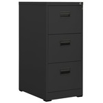 Archiefkast 46x62x102,5 cm staal zwart