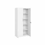 Archiefkast met 2 deuren, Zilver + Zwart