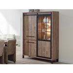 Barkast ALCANTARA 3 deuren old teck