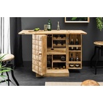 Handgemaakte barkast MOSAICO 130cm Sheesham hout steenafwerking 3D effect - 39749
