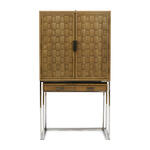 Richmond Opbergkast Bloomingville Eikenhout, 182 x 97cm - Goud