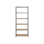 Boekenkast Jaxx- zwart - 165x79,5x30 cm - Leen Bakker