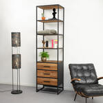 Bendt Boekenkast Kennia Eiken, 160 x 100cm - Naturel - Japandi