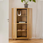 Tower Living Boekenkast 'Bresso' Eiken, 174 x 55 cm