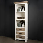 WOOOD Boekenkast Bold Grenen, 215 x 54cm - Sneeuwwit