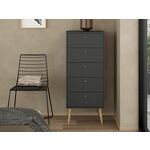 Commode BOAVISTA 4 lades wit