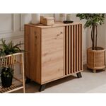 Commode BOAVISTA 4 lades grijs