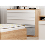 Commode DANIEL 4 lades artisan eik/grafiet