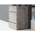 Commode TORAS 4 lades wellington eik
