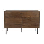 Light & Living Open Dressoir Yinthe Metaal 100cm - Zwart