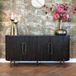 Richmond Dressoir Whitebone Eiken en Brass, 225cm - Verona Grey