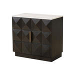 Richmond Dressoir Claremont Eiken en travertin, 170cm - Bruin