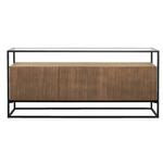 Dressoir Levi - zwart - 79x93x40 cm - Leen Bakker