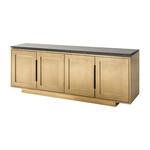 Richmond Dressoir Ritz Eiken en travertin, 180cm - Bruin