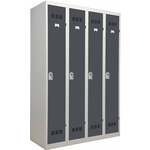 Kast RAYMOON 2 deuren 80 cm (garderobekast) wit