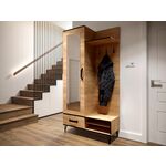 Kast RAYMOON 2 deuren 80 cm (garderobekast) sonoma