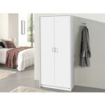 Kast MINOTOR 2 schuifdeuren 137 cm wit