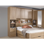 Brugkast RIGA 140 cm sonoma zonder achtergrond plank