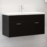 Wastafelkast 90x38,5x46 cm spaanplaat wit
