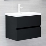 Wastafelkast 90x38,5x45 cm spaanplaat wit