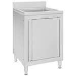 Wastafelkast 80x38,5x48 cm bewerkt hout wit