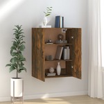 Hangkast 35x34x90 cm bewerkt hout wit