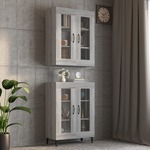 Hangkast 69,5x34x90 cm bewerkt hout sonoma eikenkleurig