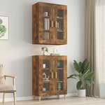 Hangkast 69,5x34x90 cm sonoma eikenkleurig