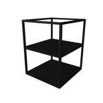 Differnz Legs hoge kast 160cm l/r groen
