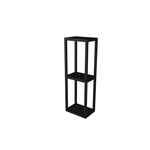 Hoge Kast Arqua Nature Kolomkast 170 cm Eiken Mat Zwart