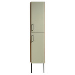 Hoge Kast NEXXT Exclusive Line Linksdraaiend 120x35x35 cm Burned Bark Sanitop
