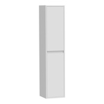 Hoge kast 89x34x116,5 cm massief grenenhout wit
