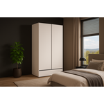 Home365 Kledingkast Crotone - Wit - 2-Deurs met Lade