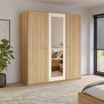 Home365 Kledingkast Verdal - 3-Deurs incl. Spiegel