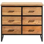 Ladekast Kiki - wit/roze - 90x79x45 cm - Leen Bakker