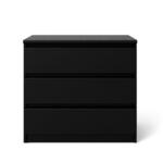Ladekast Naia hoog 5 lades - hoogglans wit - 111,3x40,2x50 cm - Leen Bakker