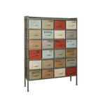 Tower Living Ladekast Rivello Mangohout, 80 x 90cm - Zwart