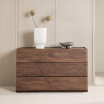 Nohr Ladekast / Dressoir Lotte Met 3 laden, 100cm - Mocca