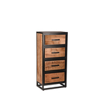 Artistiq Ladekast Cyntia Mangohout en rotan, 115 x 45cm