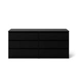 Ladekast Cinta 3 lades - naturel - 70x40x102 cm - Leen Bakker