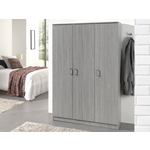 Kast RAYMOON 2 deuren 60 cm (linnenkast) grijs