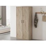 Kast MILMA 3 deuren 120 cm (linnenkast) sonoma