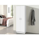 Kast RAYMOON 3 deuren 120 cm (linnenkast) wit