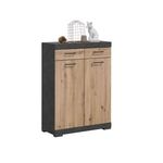 Opbergkast Hermes Artisan Eiken 80x35x110 cm