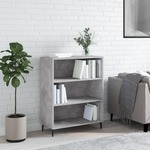 Schappenkast 69,5x32,5x90 cm bewerkt hout wit