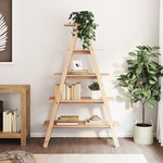 Schappenkast 34,5x32,5x90 cm bewerkt hout hoogglans wit